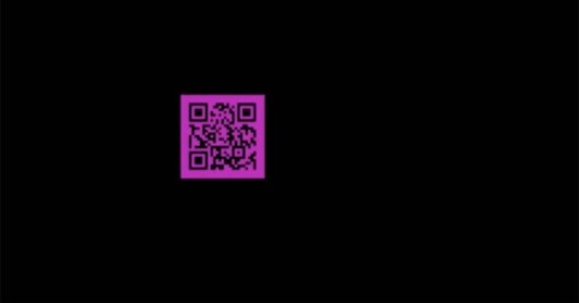 Coinbase's QR code at the Superbowl.